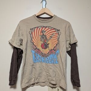 Mythology Layered Long Sleeve Graphic Tee Boys Large